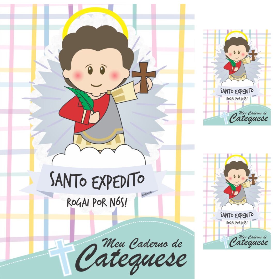 CAPA DE CADERNO - SANTO EXPEDITO