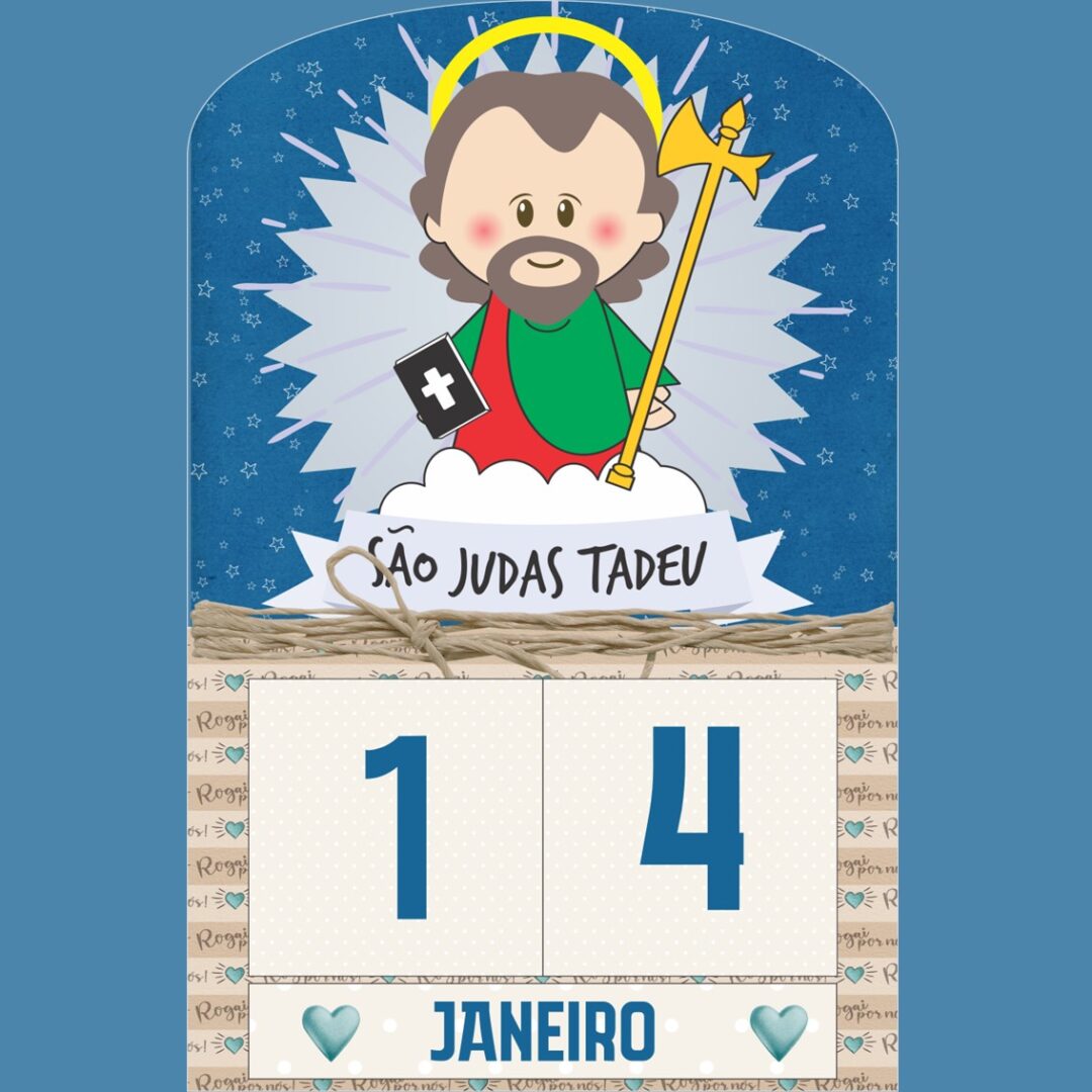 CALENDÁRIO PERMANENTE - SÃO JUDAS TADEU