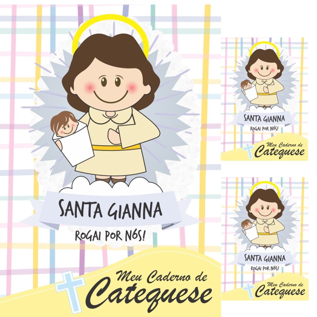 CAPA DE CADERNO -  SANTA GIANNA