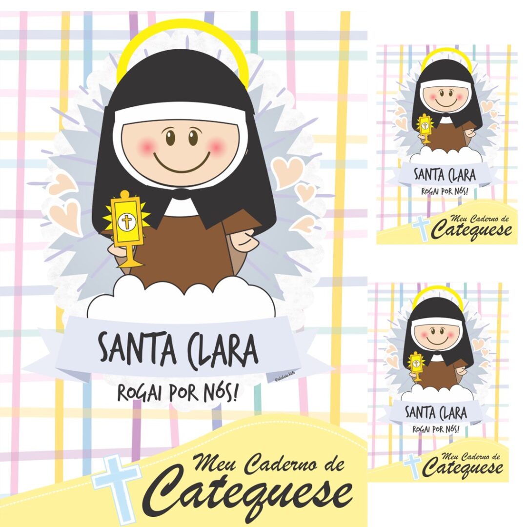 CAPA DE CADERNO -  SANTA CLARA