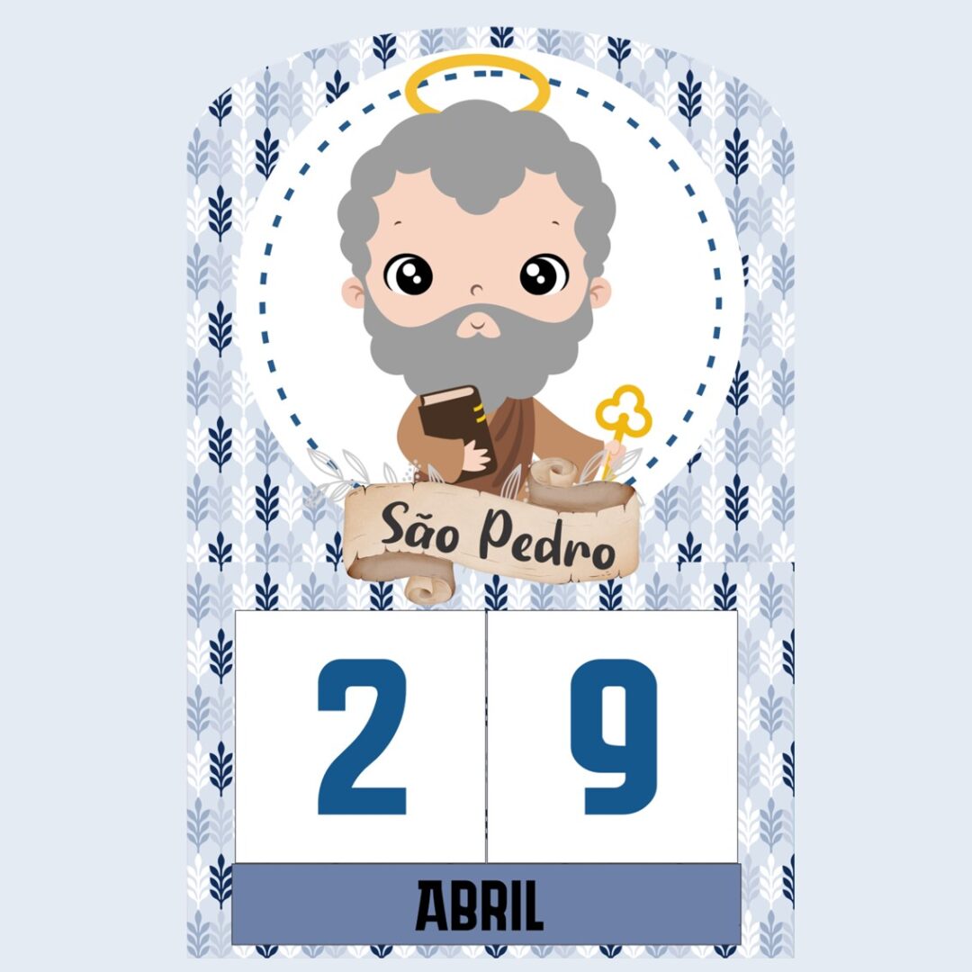 CALENDÁRIO PERMANENTE -  SÃO PEDRO