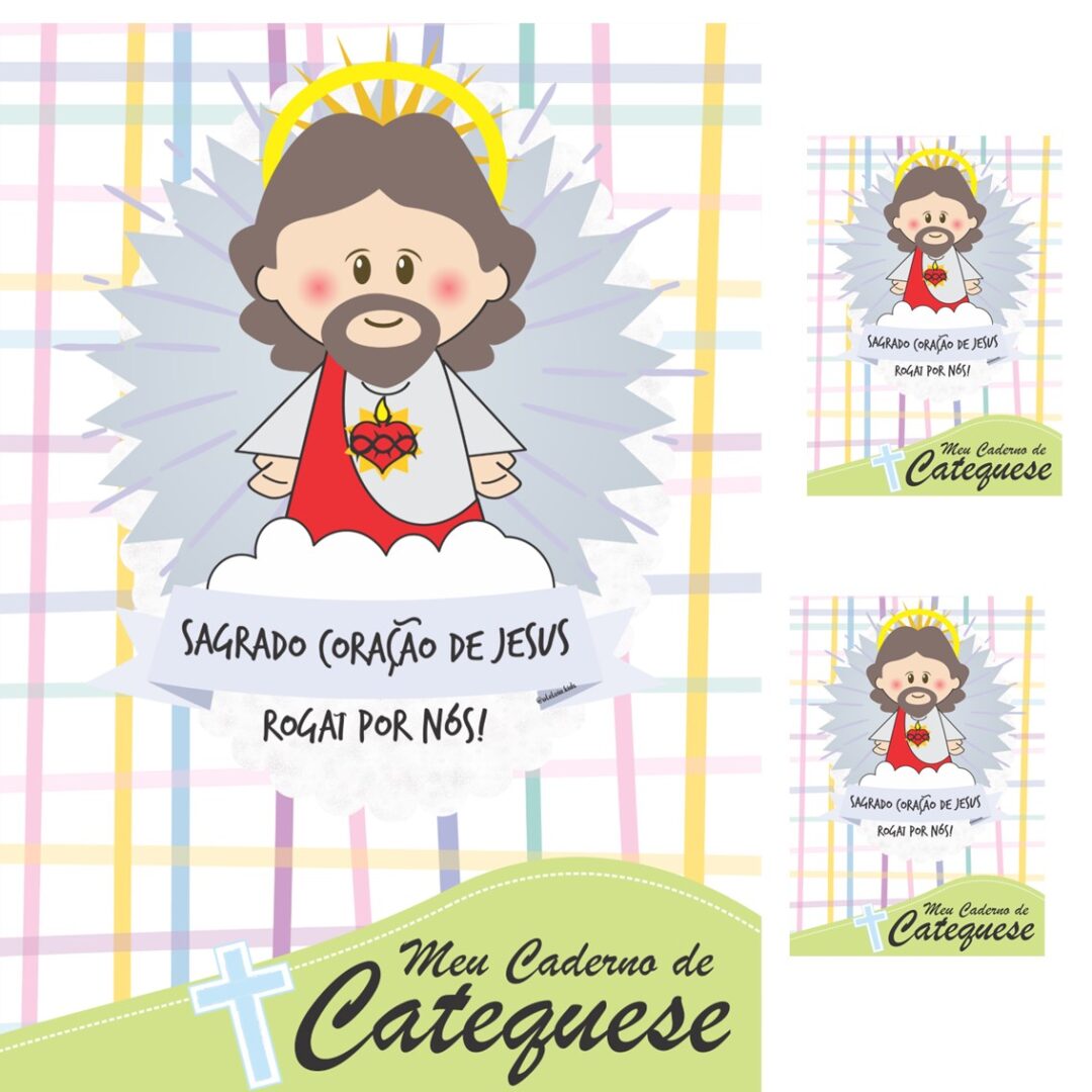 CAPA DE CADERNO - SAGRADO CORAÇÃO DE JESUS