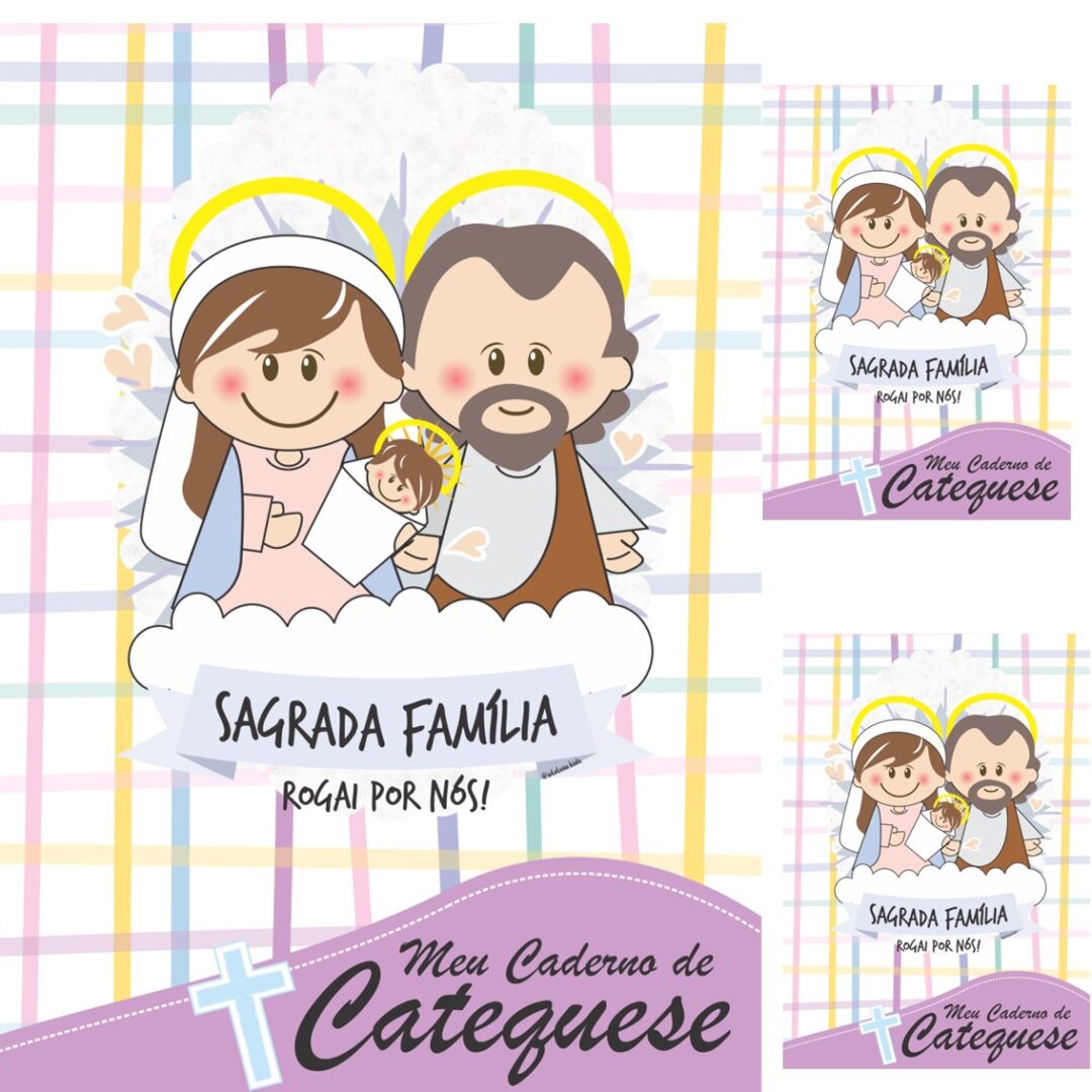 CAPA DE CADERNO -  SAGRADA FAMÍLIA
