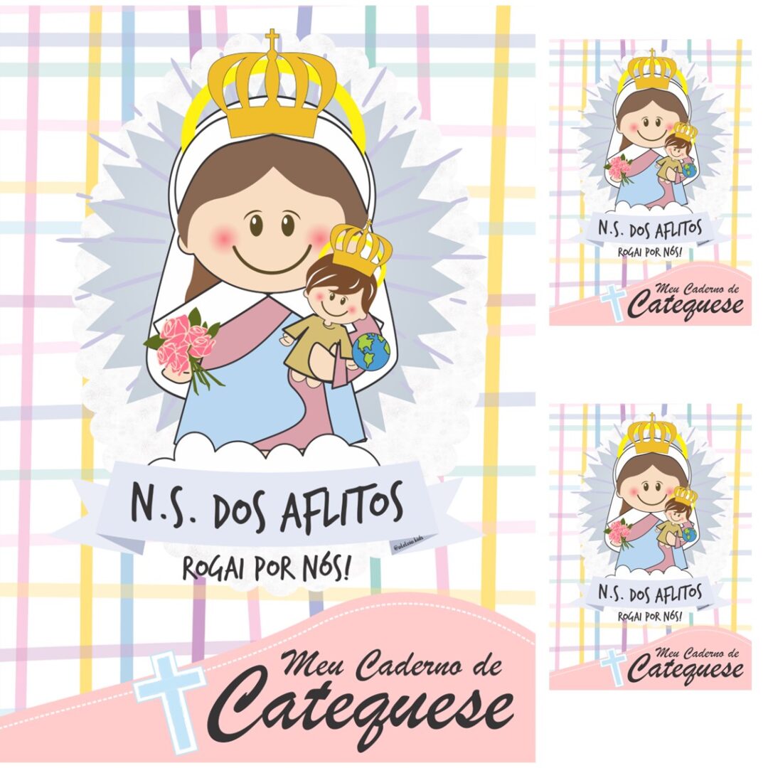 CAPA DE CADERNO - NOSSA SENHORA DOS AFLITOS