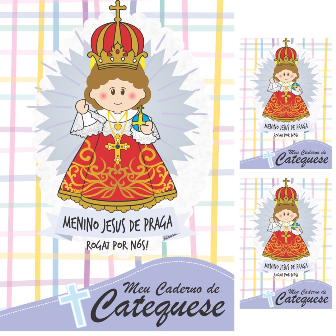 CAPA DE CADERNO -  MENINO JESUS DE PRAGA