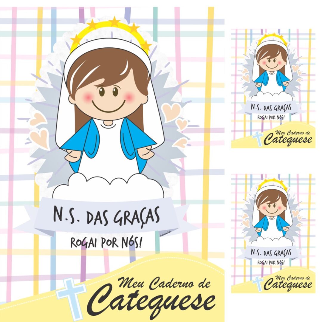 CAPA DE CADERNO -  NOSSA SENHORA DAS GRAÇAS