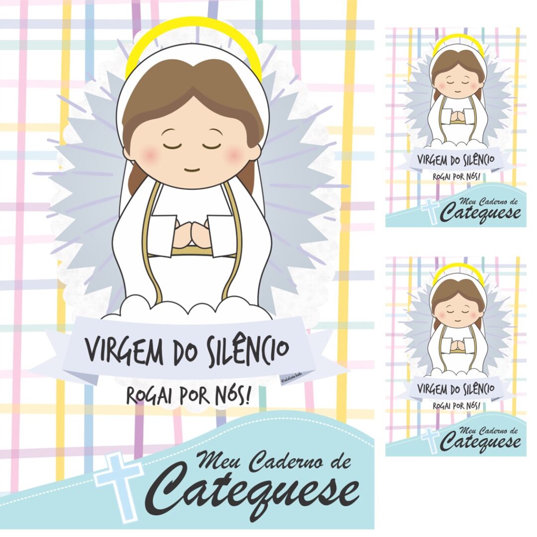 CAPA DE CADERNO -  VIRGEM DO SILÊNCIO