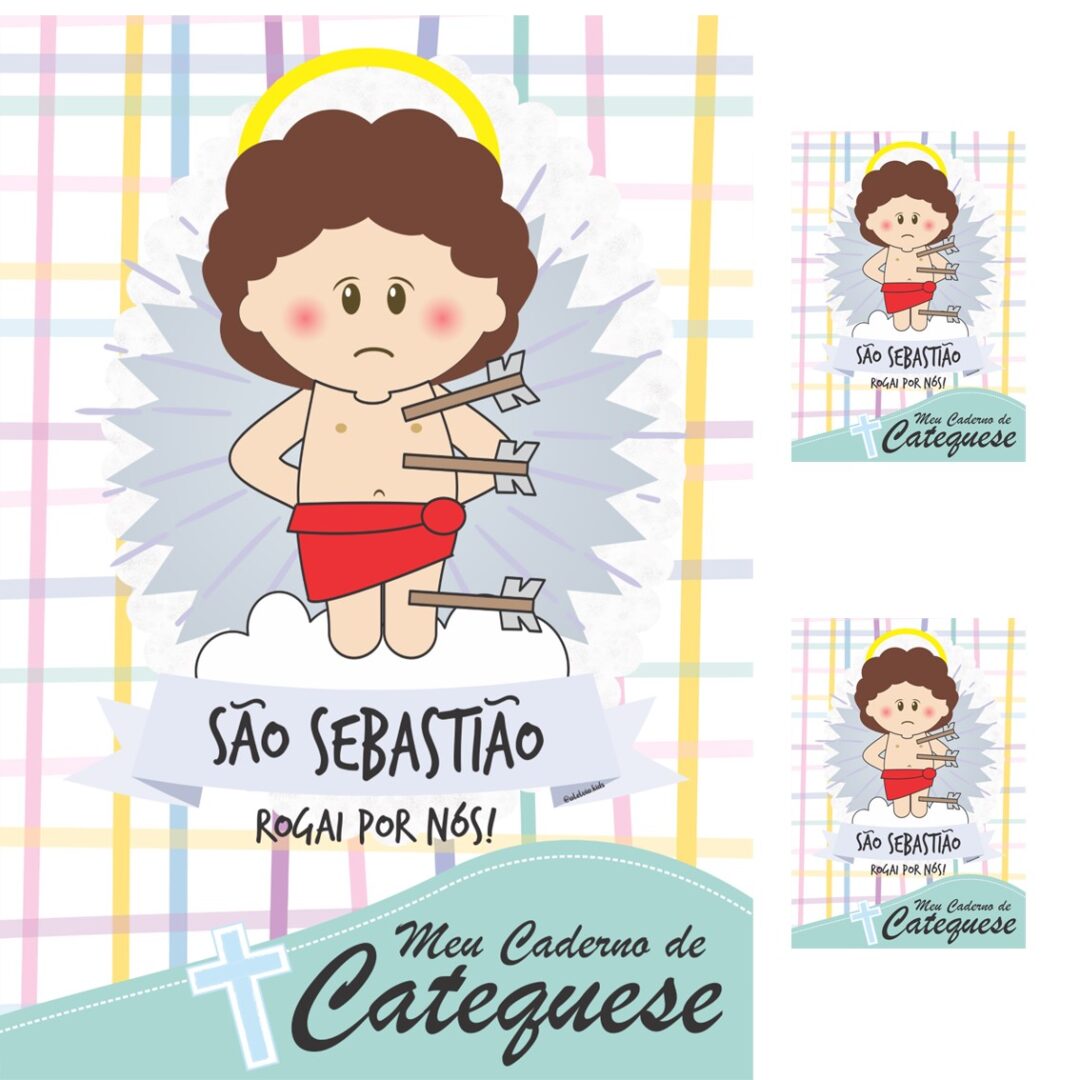 CAPA DE CADERNO -  SÃO SEBASTIÃO
