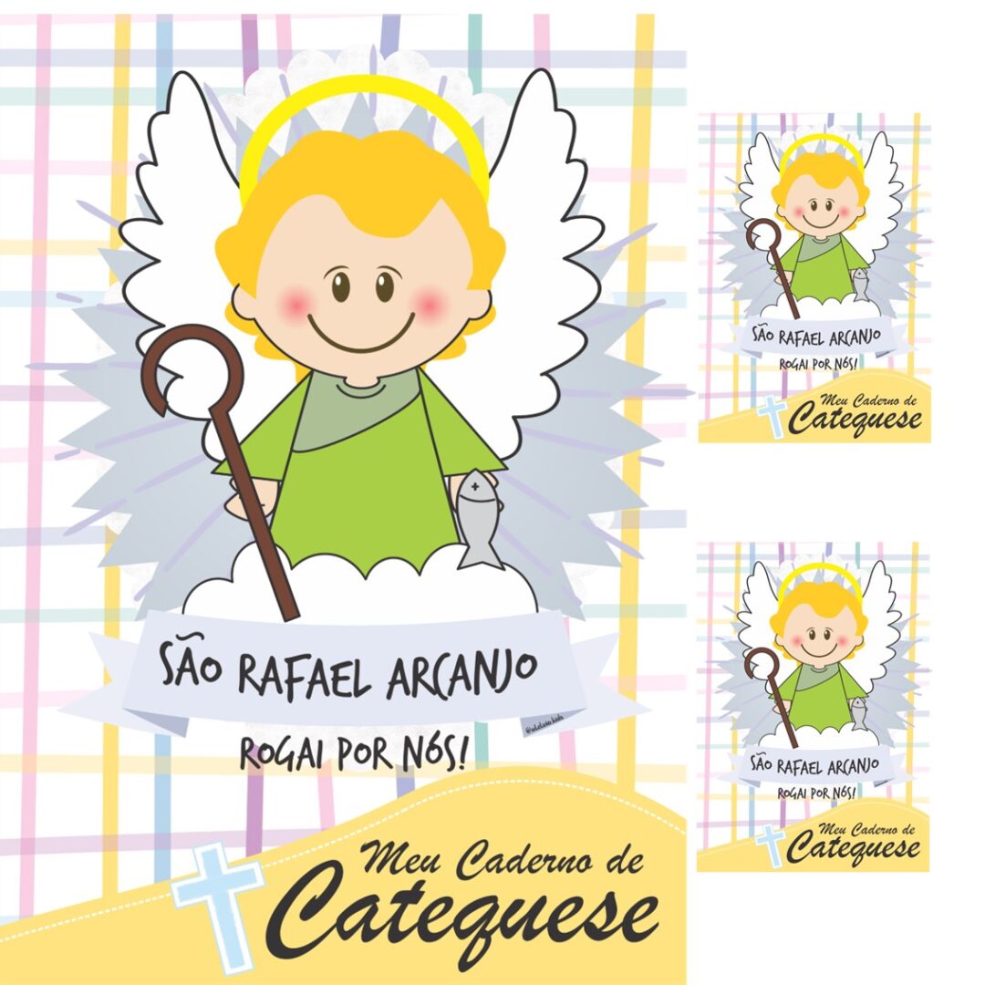 CAPA DE CADERNO -  SÃO RAFAEL ARCANJO