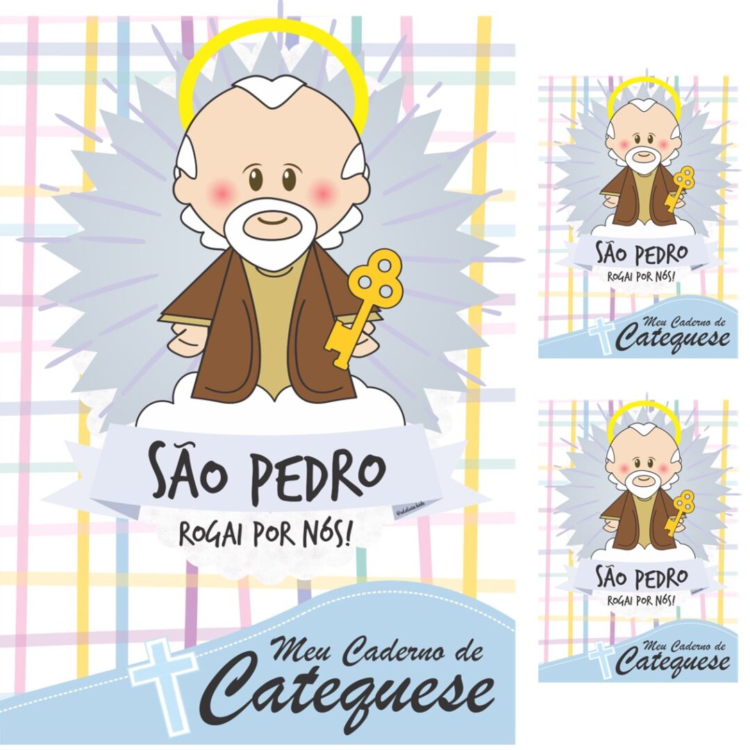 CAPA DE CADERNO - SÃO PEDRO