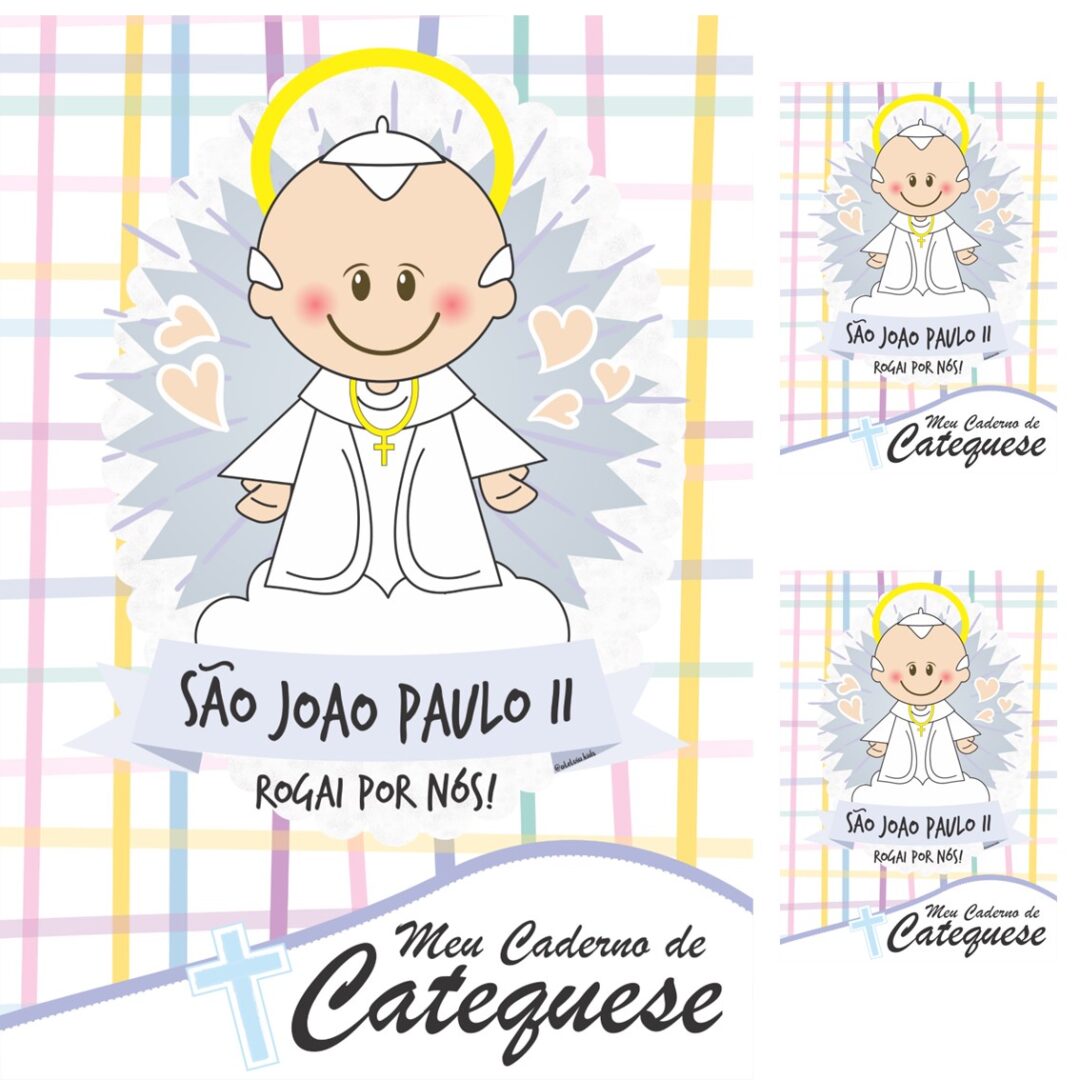 CAPA DE CADERNO - SÃO JOÃO PAULO II