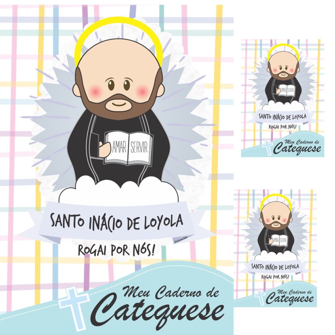 CAPA DE CADERNO - SANTO INÁCIO DE LOYOLA
