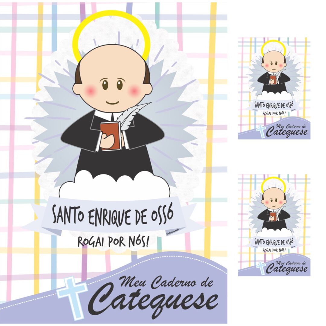 CAPA DE CADERNO - SANTO ENRIQUE DE OSSÓ