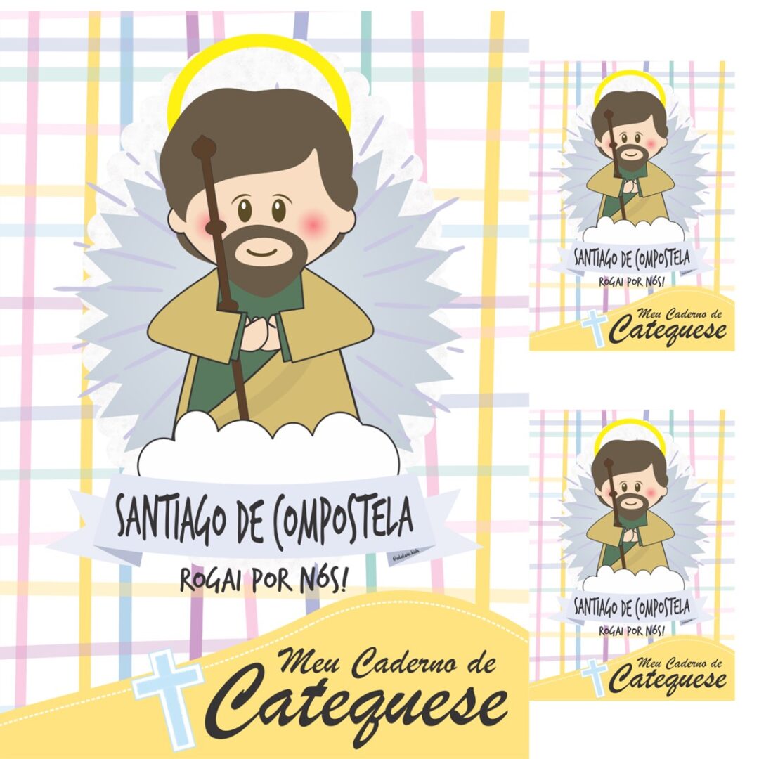 CAPA DE CADERNO - SANTIAGO DE COMPOSTELA