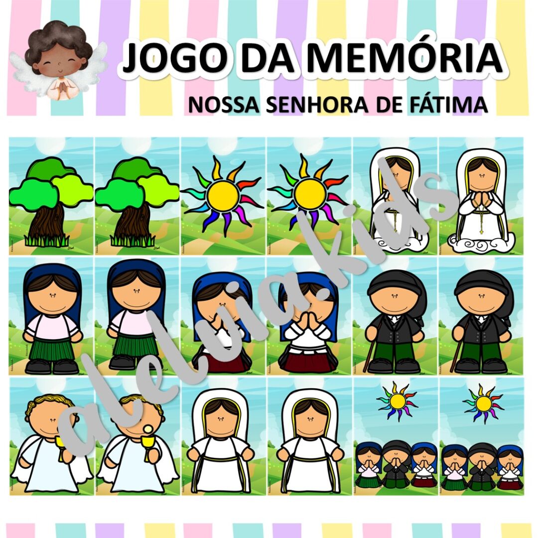 JOGO DA MEMÓRIA- NOSSA SENHORA DE FÁTIMA