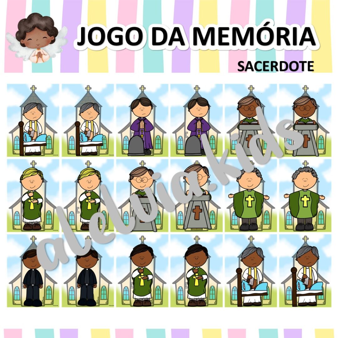 JOGO DA MEMÓRIA- SACERDOTE