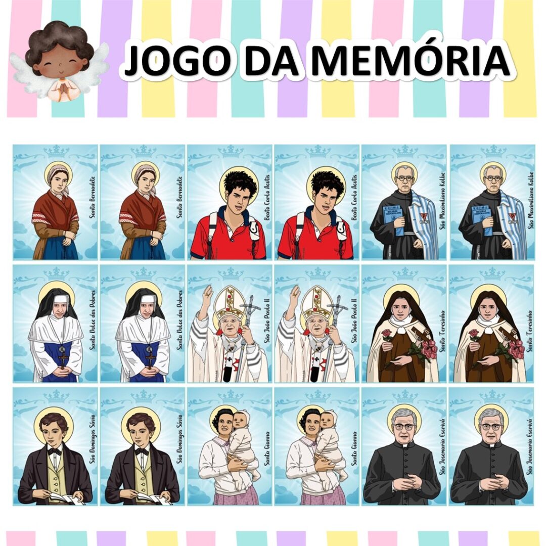 JOGO DA MEMÓRIA - SANTOS CATÓLICOS