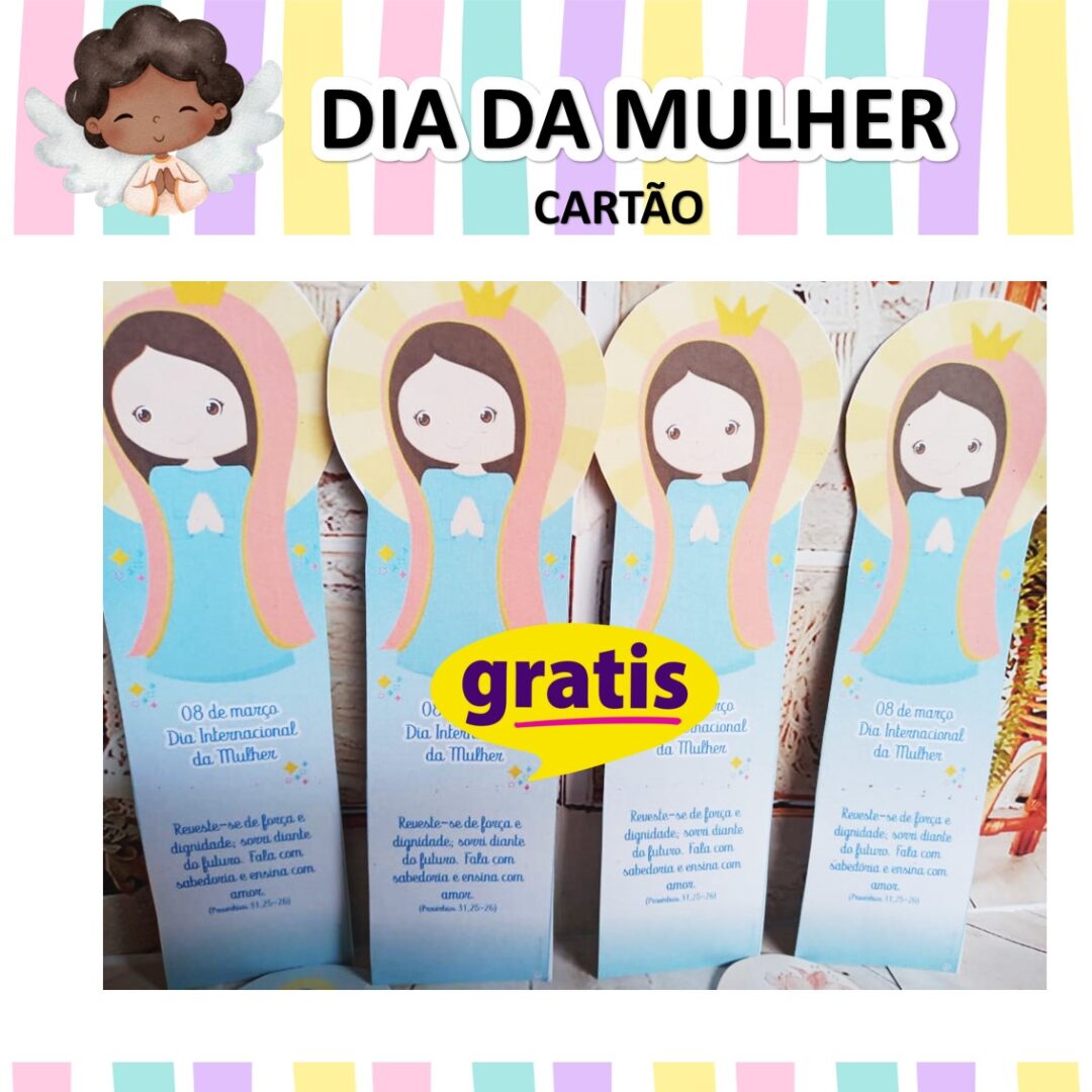 MARCA PÁGINA - DIA DA MULHER