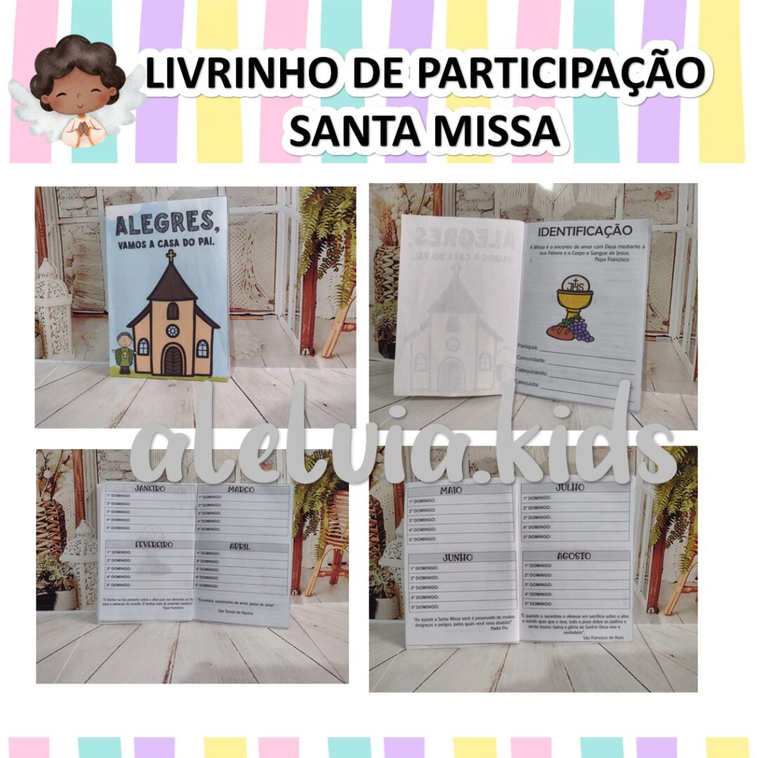 CARTÃO DE PARTICIPAÇÃO NA SANTA MISSA