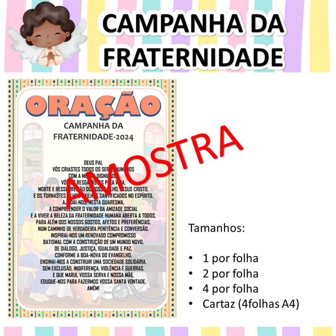 MINE KIT - CAMPANHA DA FRATERNIDADE