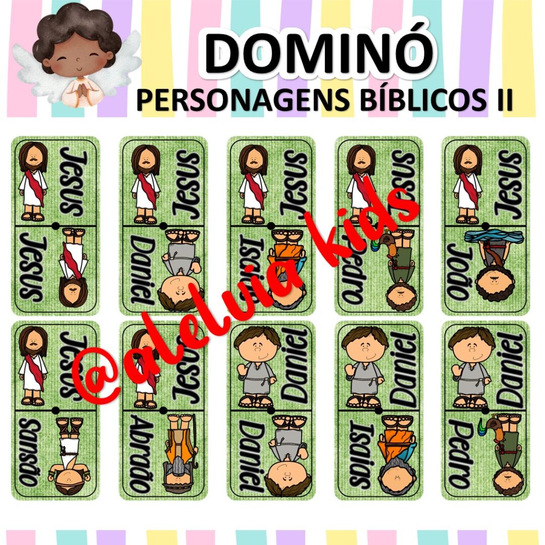 DOMINÓ - PERSONAGENS BÍBLICOS II