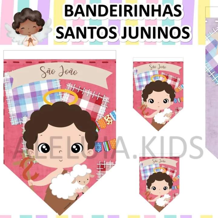 BANDEIRINHAS SANTOS JUNINOS