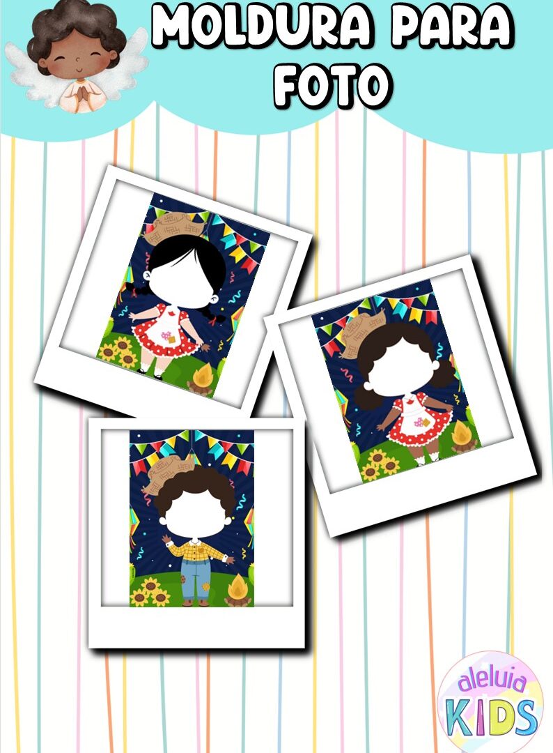 MOLDURA PARA  FOTO - FESTA JUNINA