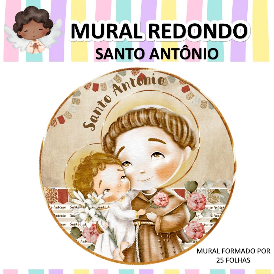 MURAL REDONDO - SANTO ANTÔNIO