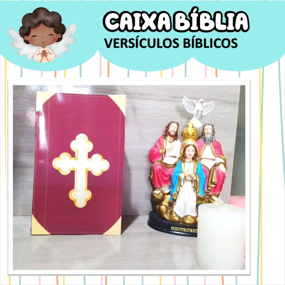 CAIXA BÍBLIA + VERSÍCULOS