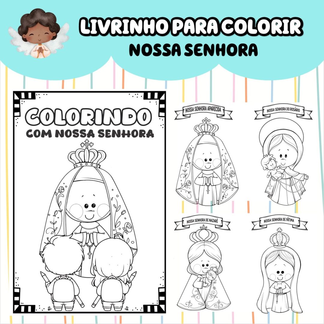 LIVRINHO PARA COLORIR - NOSSA SENHORA