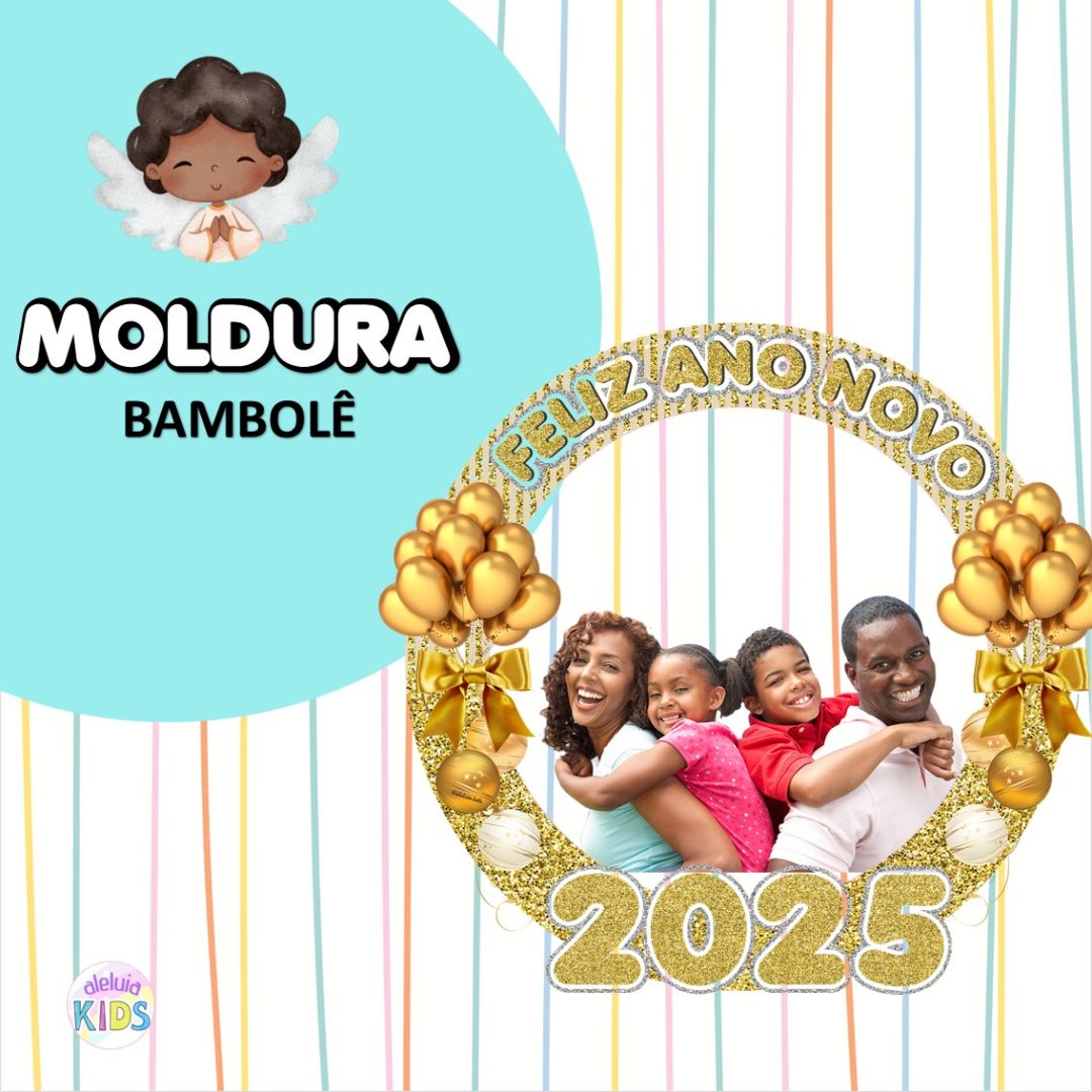 MOLDURA PARA BAMBOLÊ - ANO NOVO