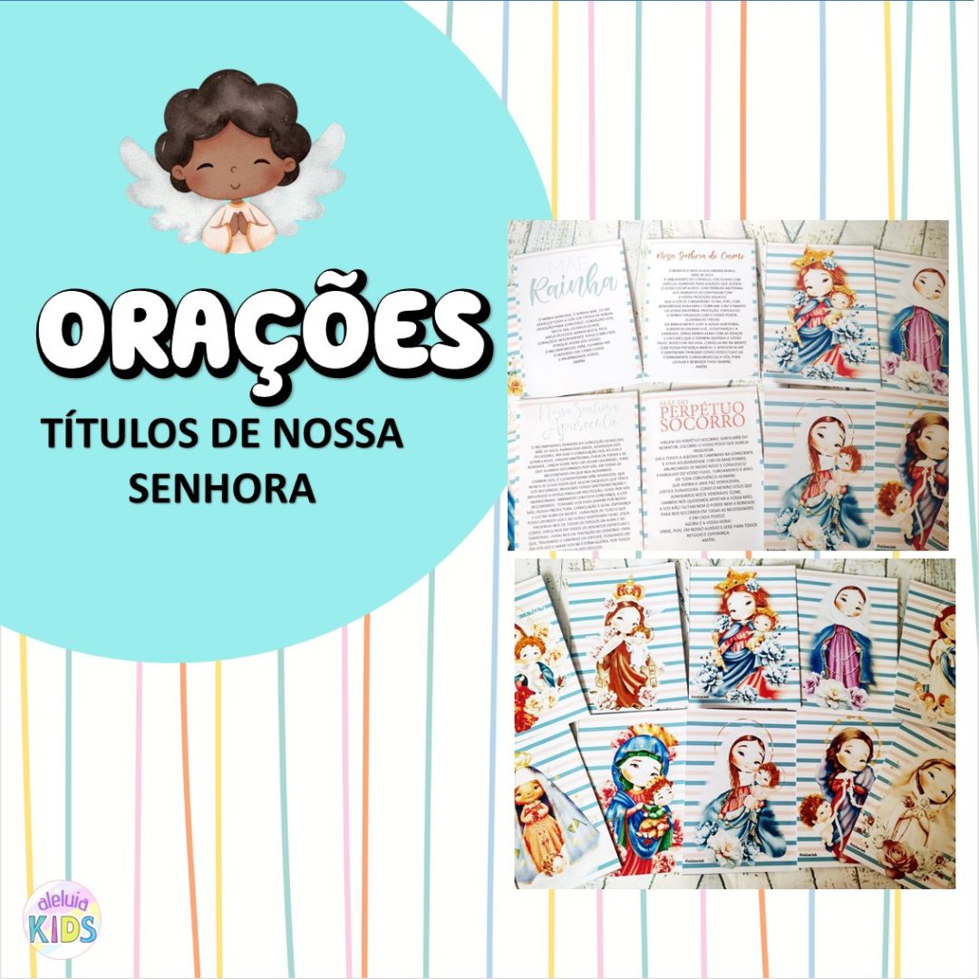 CARTÕES ORAÇÕES - TÍTULOS DE NOSSA SENHORA
