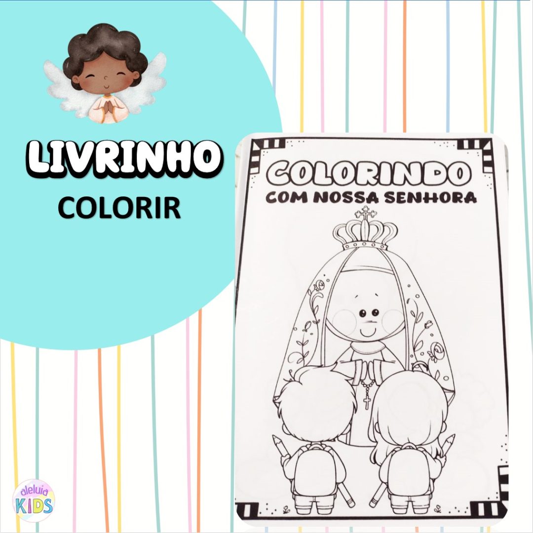 LIVRINHO COLORIR - TÍTULOS DE NOSSA SENHORA
