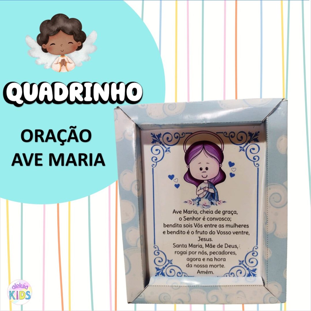 QUADRINHO - ORAÇÃO AVE MARIA