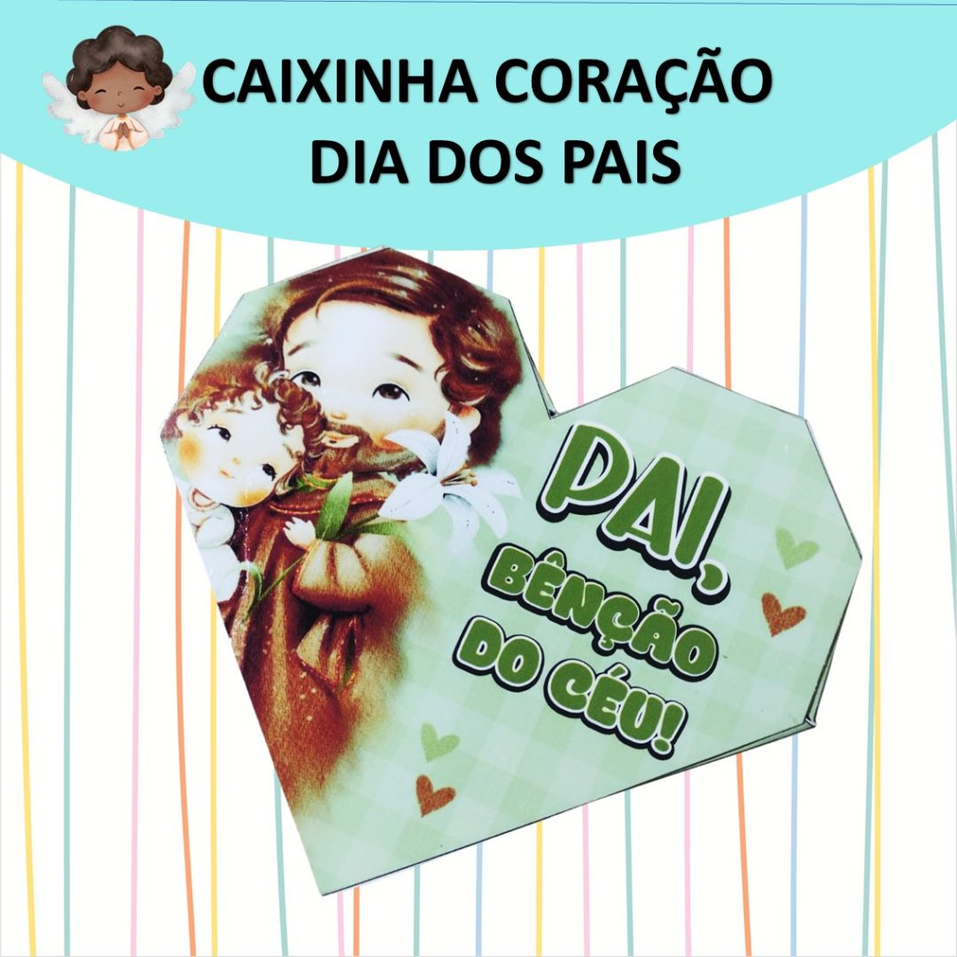 CAIXINHA CORAÇÃO DIA DOS PAIS