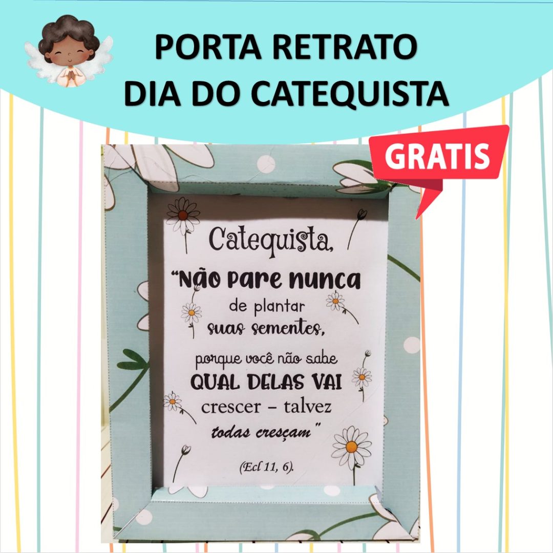 PORTA RETRATO- DIA DO CATEQUISTA