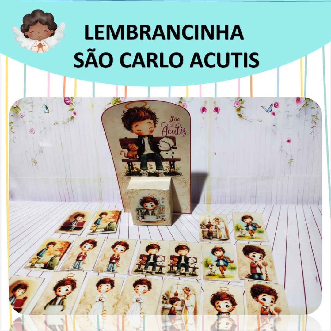 LEMBRANCINHA  SÃO CARLO ACUTIS - JOGO DA MEMÓRIA