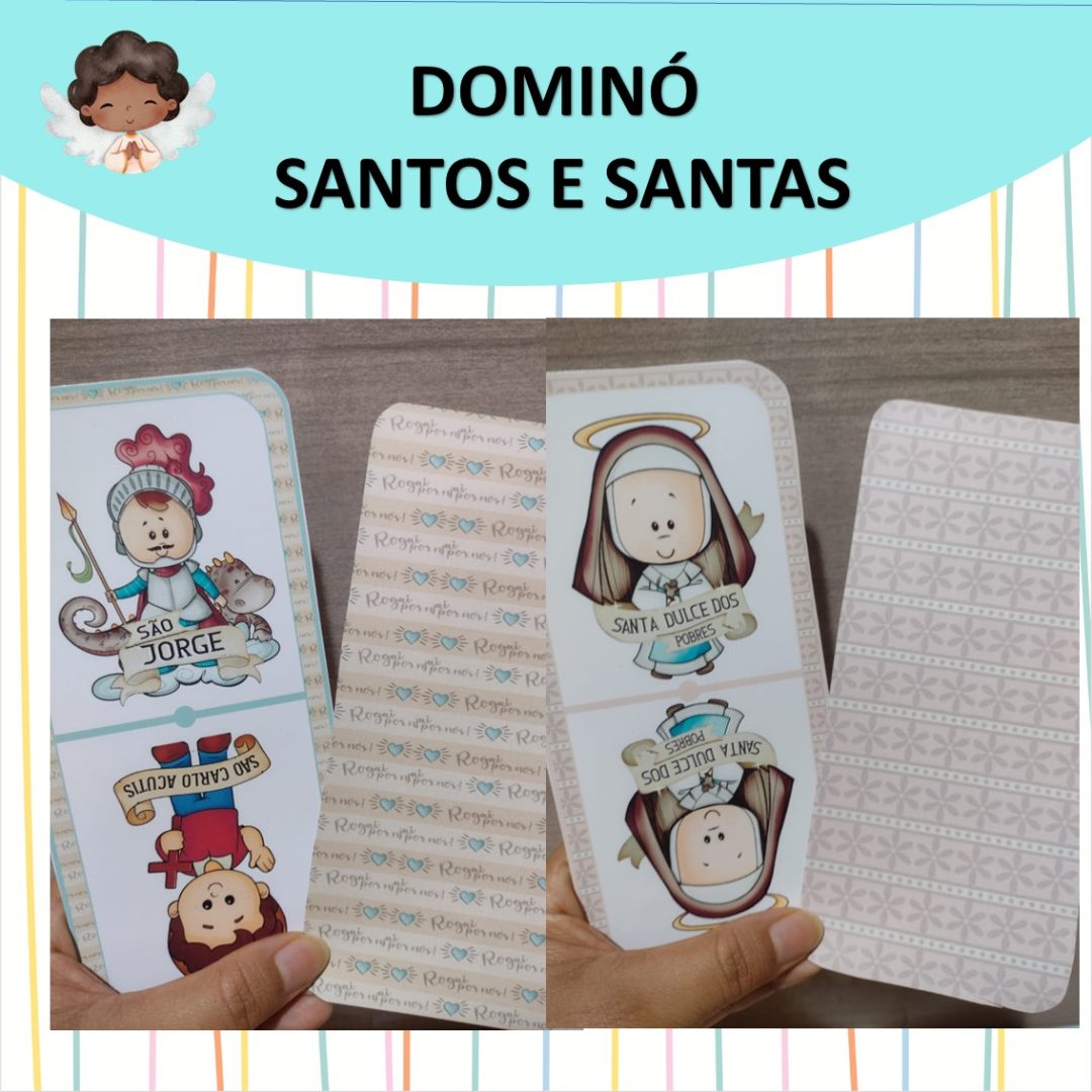 DOMINÓ SANTOS E SANTAS CATÓLICOS