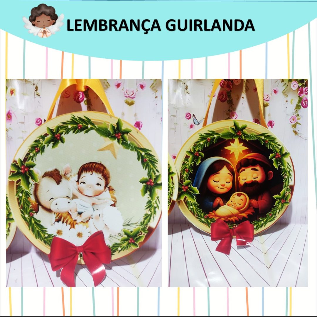 LEMBRANCINHA GUIRLANDA DE NATAL