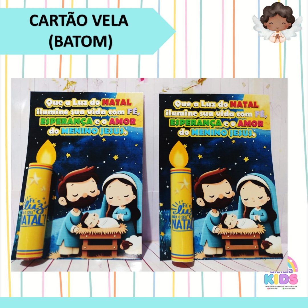 CARTÃO VELA (BATOM)