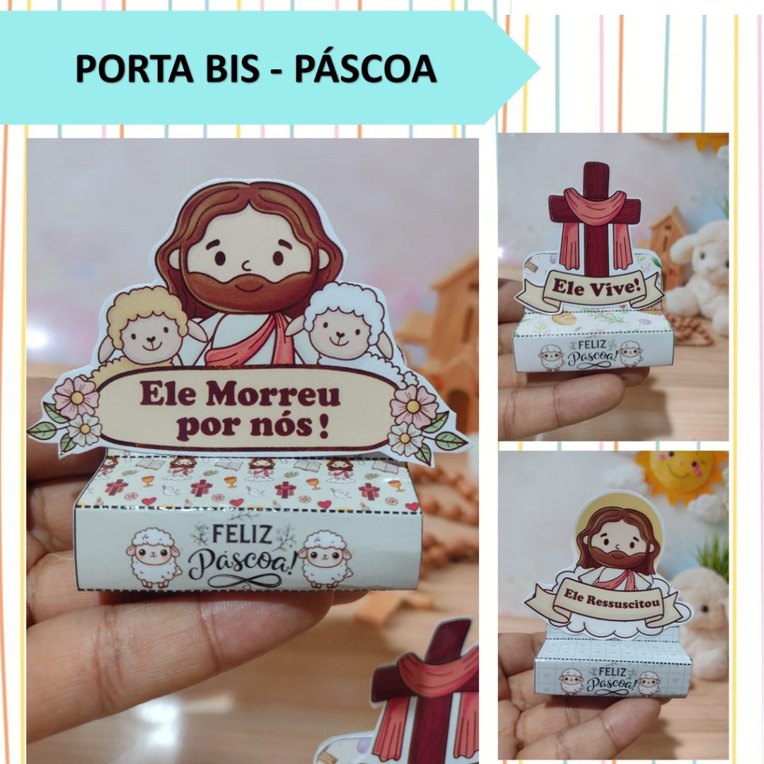 PORTA BIS DUPLO- PÁSCOA CRISTÃ