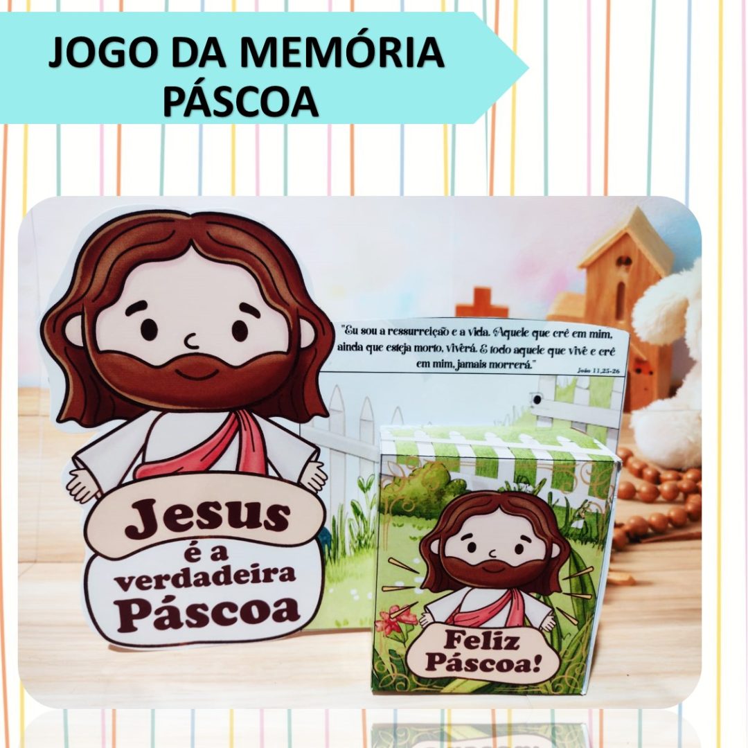 LEMBRANCINHA JOGO DA MEMÓRIA - PÁSCOA