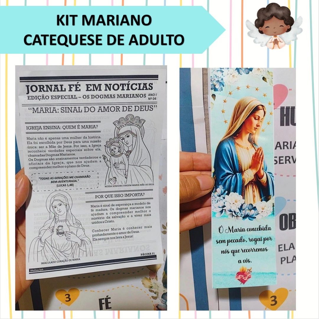 KIT MARIANO - CATEQUESE DE ADULTO