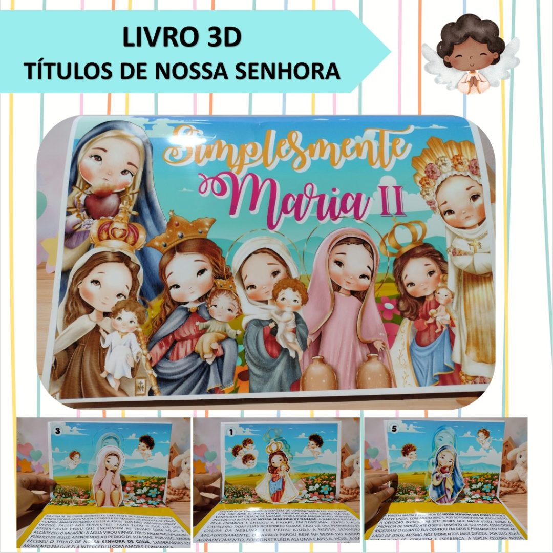 LIVRO 3D- SIMPLESMENTE MARIA II  - TÍTULOS DE NOSSA SENHORA