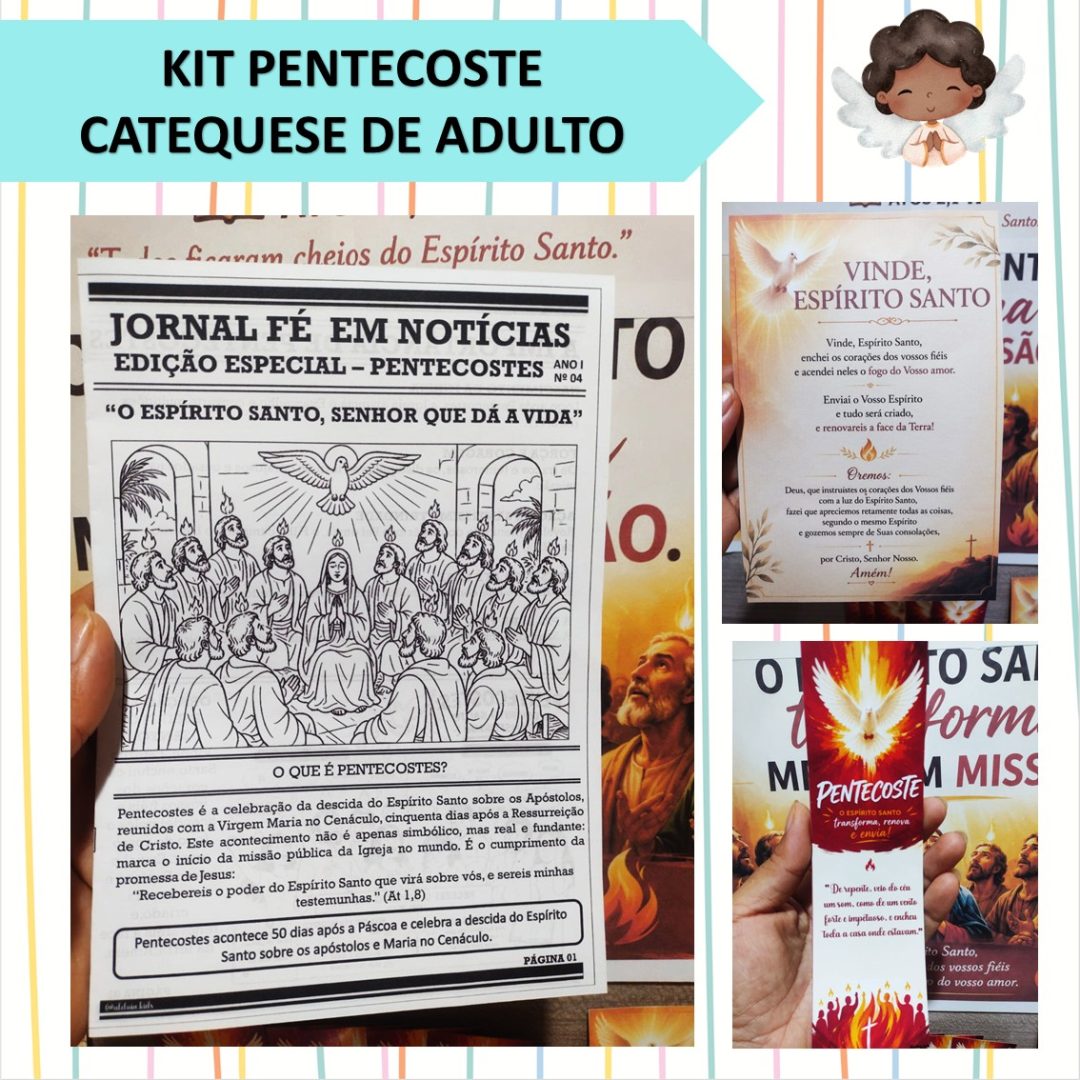 KIT PENTECOSTE - CATEQUESE DE ADULTO