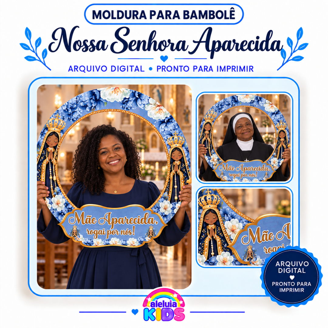 MOLDURA BAMBOLÊ - NOSSA SENHORA APARECIDA