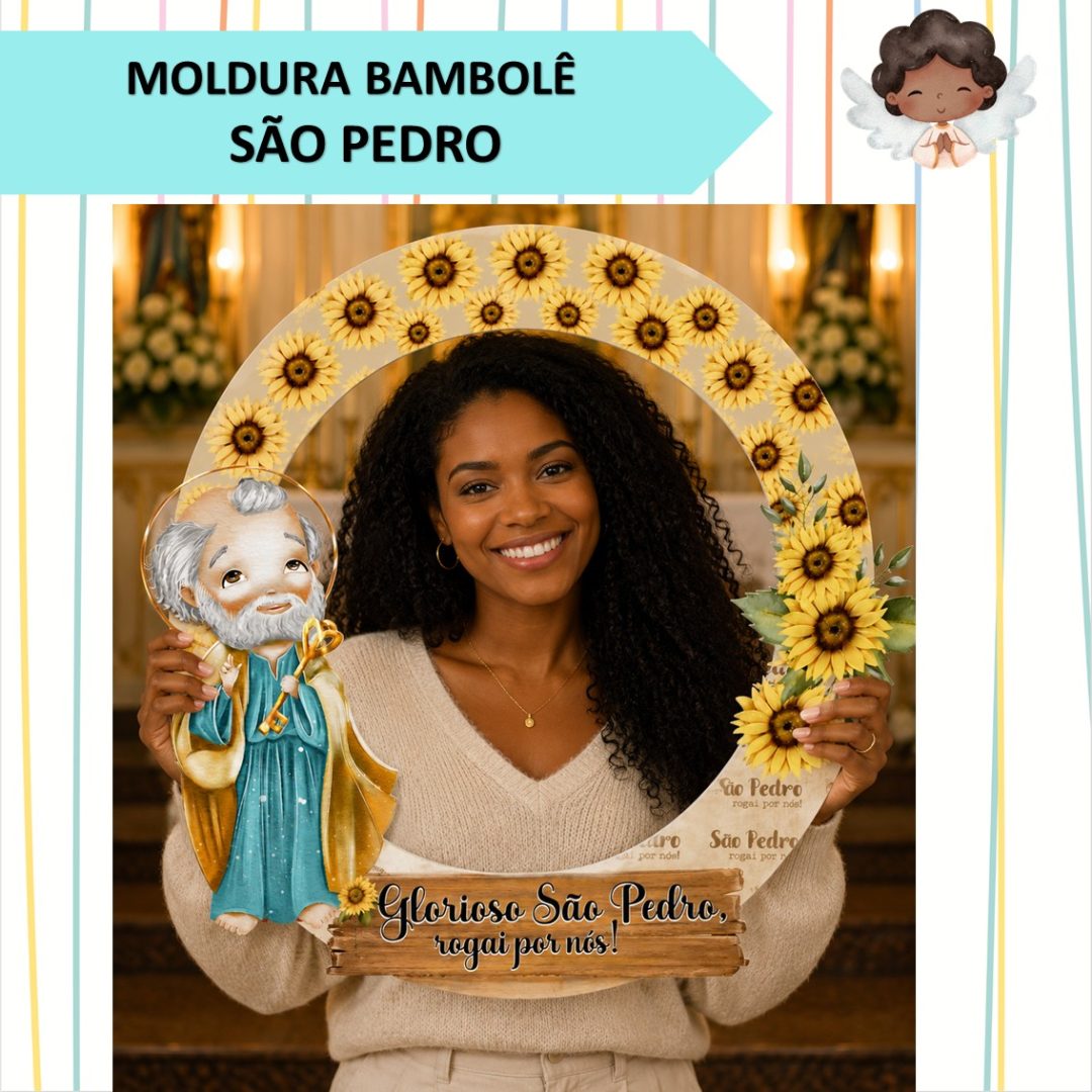 MOLDURA BAMBOLÊ - SÃO PEDRO