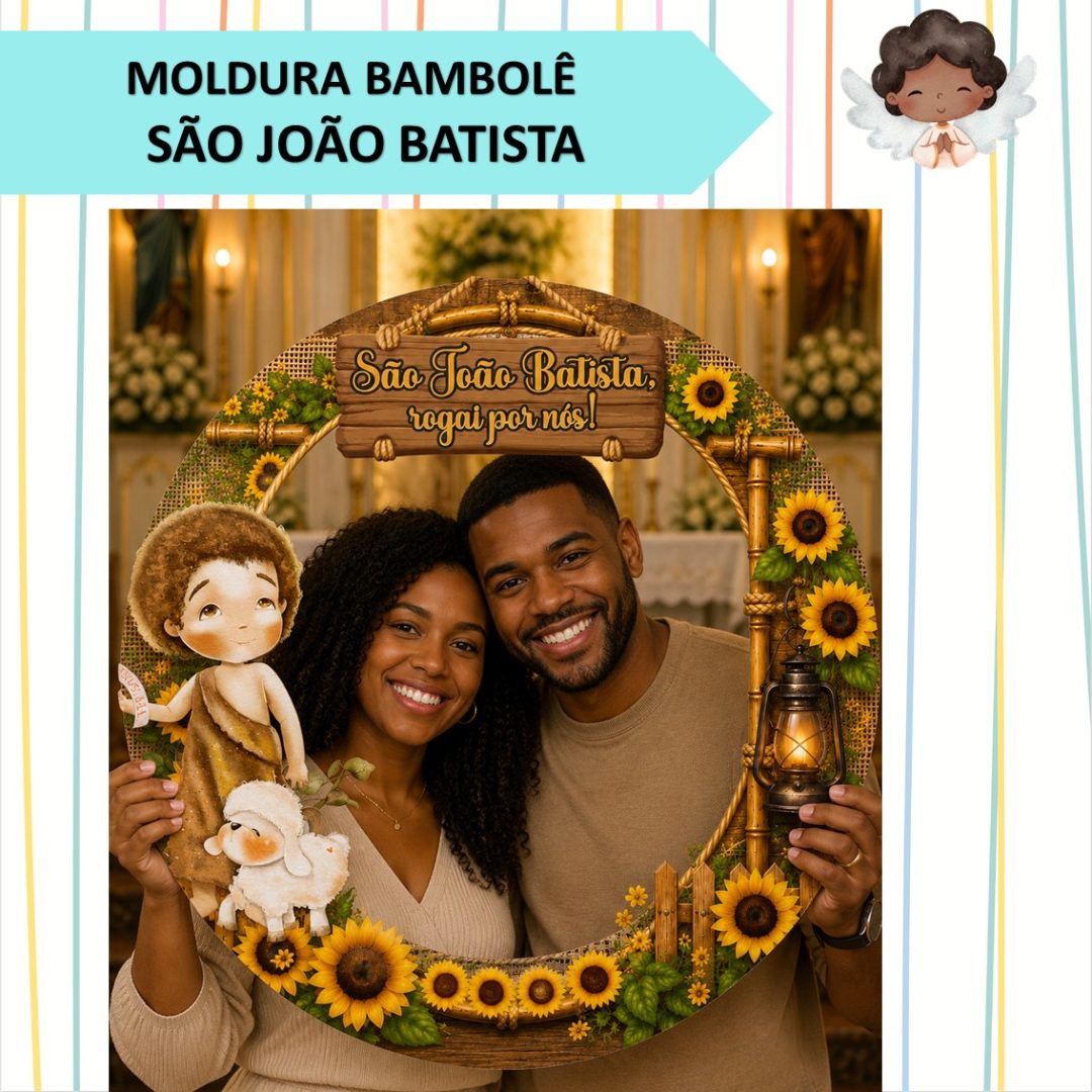 MOLDURA BAMBOLÊ - SÃO JOÃO BATISTA