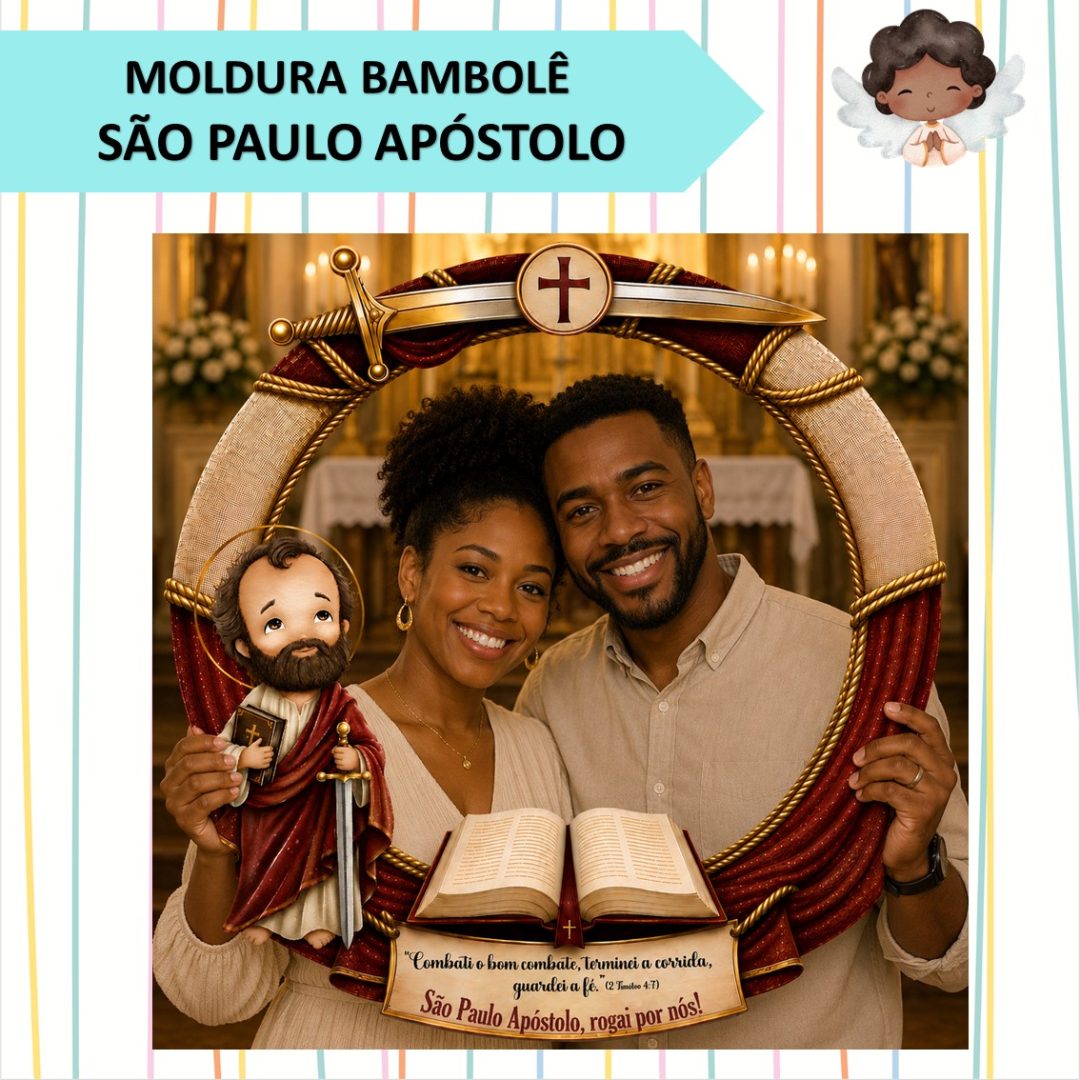 MOLDURA BAMBOLÊ - SÃO PAULO APÓSTOLO