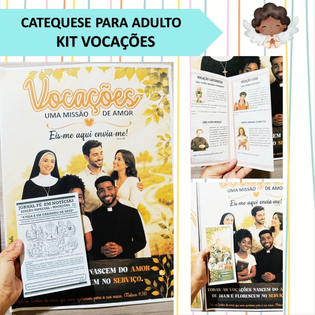 KIT VOCAÇÕES - CATEQUESE PARA ADULTO